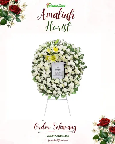 Krans Bunga Duka Cita di Babura Sunggal